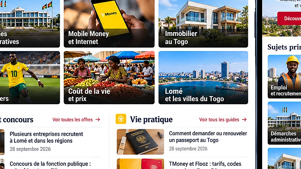 Passeport au Togo : demande, renouvellement et documents