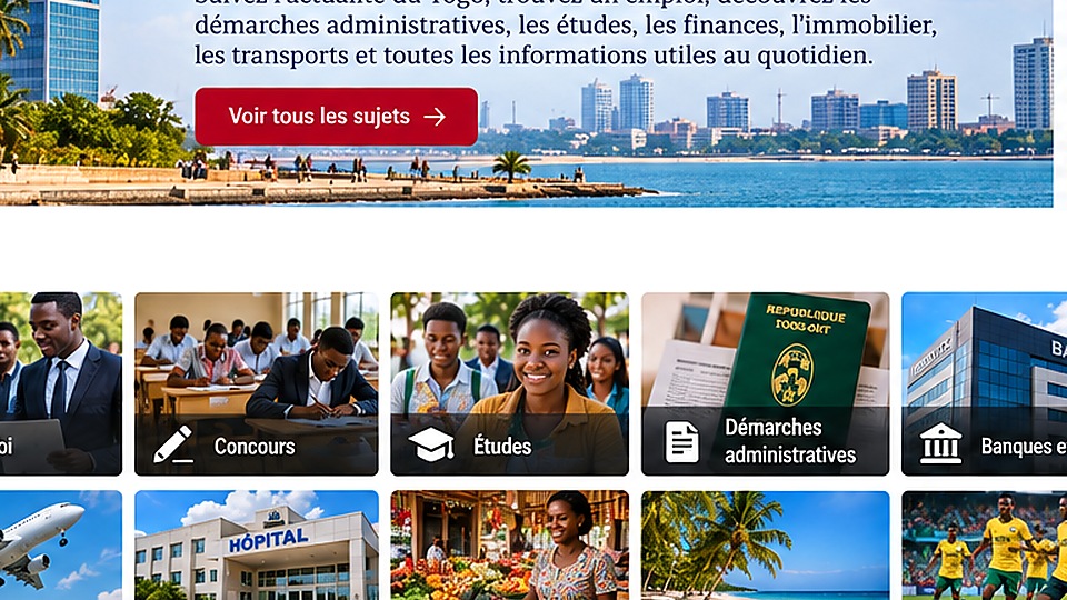 visa5 ƒe nyawo le Togo